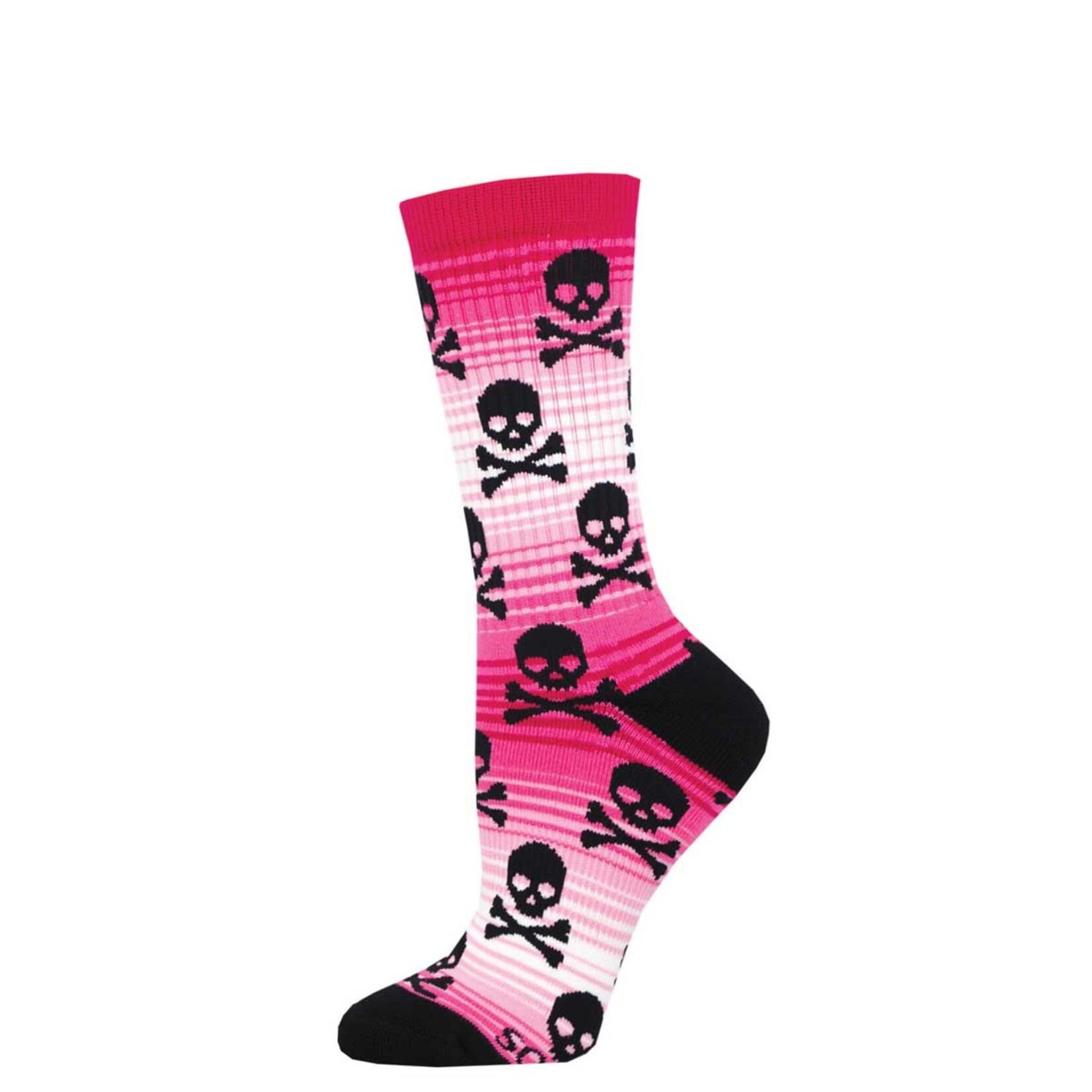 Socksmith Skullduggery Socks in Pink S/M