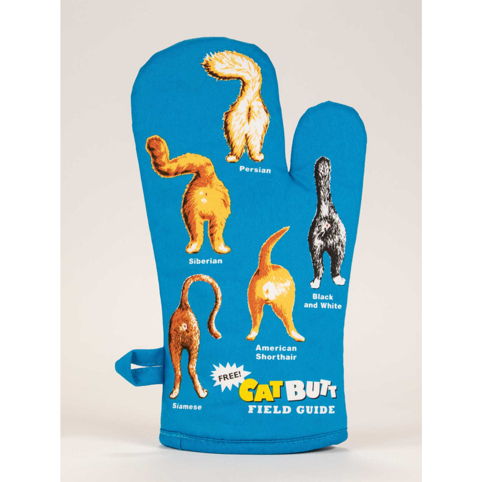 Blue Q Cat Butt Oven Mitt