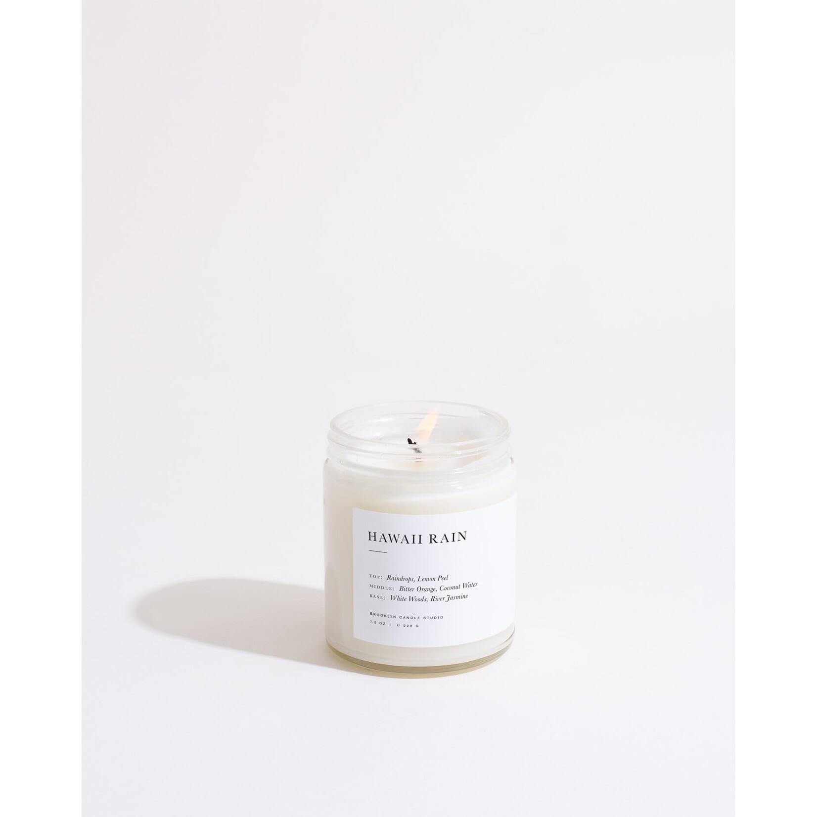 Brooklyn Candle Studio Hawaii Rain Minimalist Candle