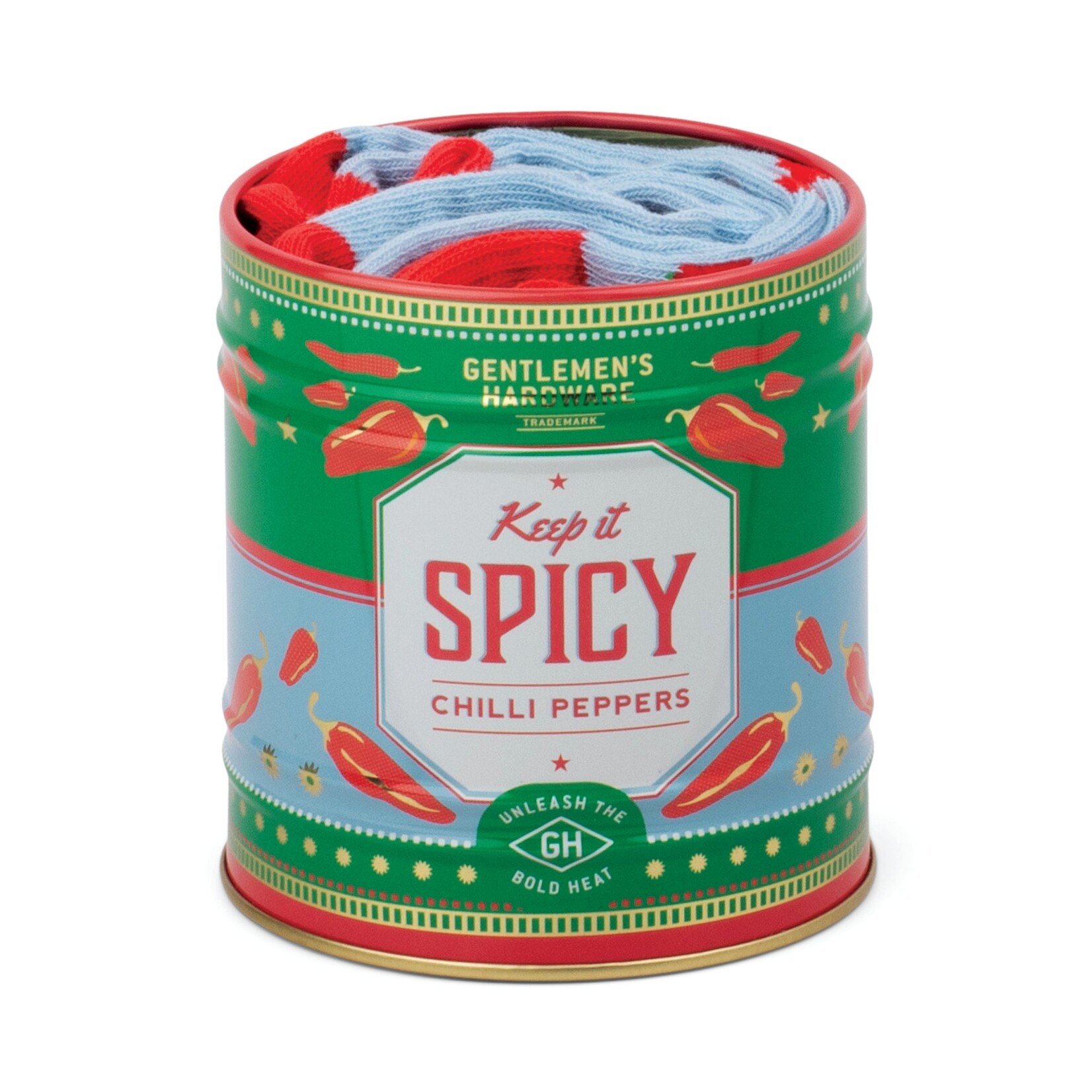 Gentleman's Hardware Chillies Socks in a Can