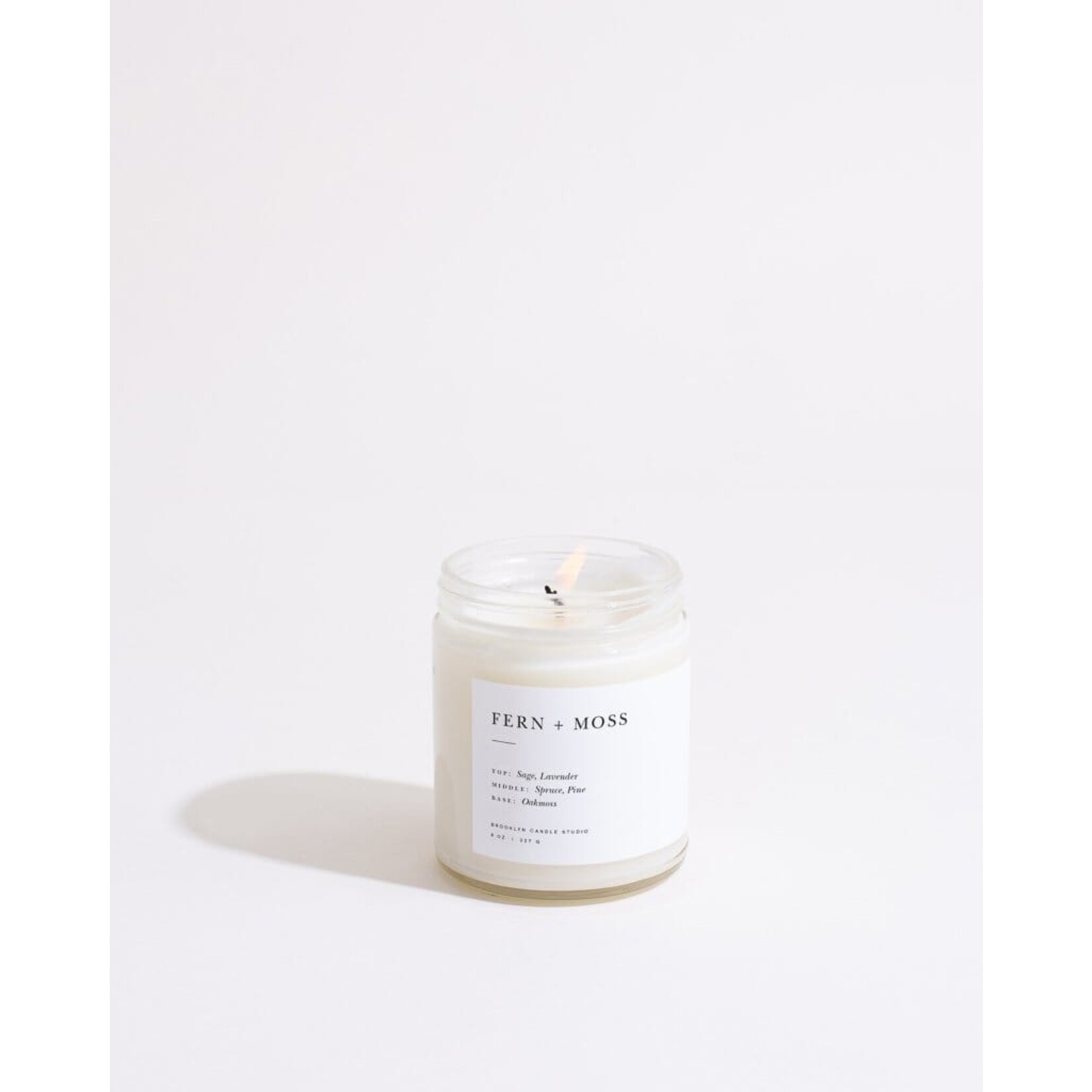 Brooklyn Candle Studio Fern Moss Minimalist Candle