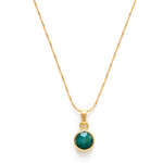 A Mano May Birthstone Necklace - Emerald