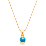 A Mano Turquoise Necklace - December Birthstone