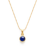A Mano Sapphire  Necklace - September Birthstone