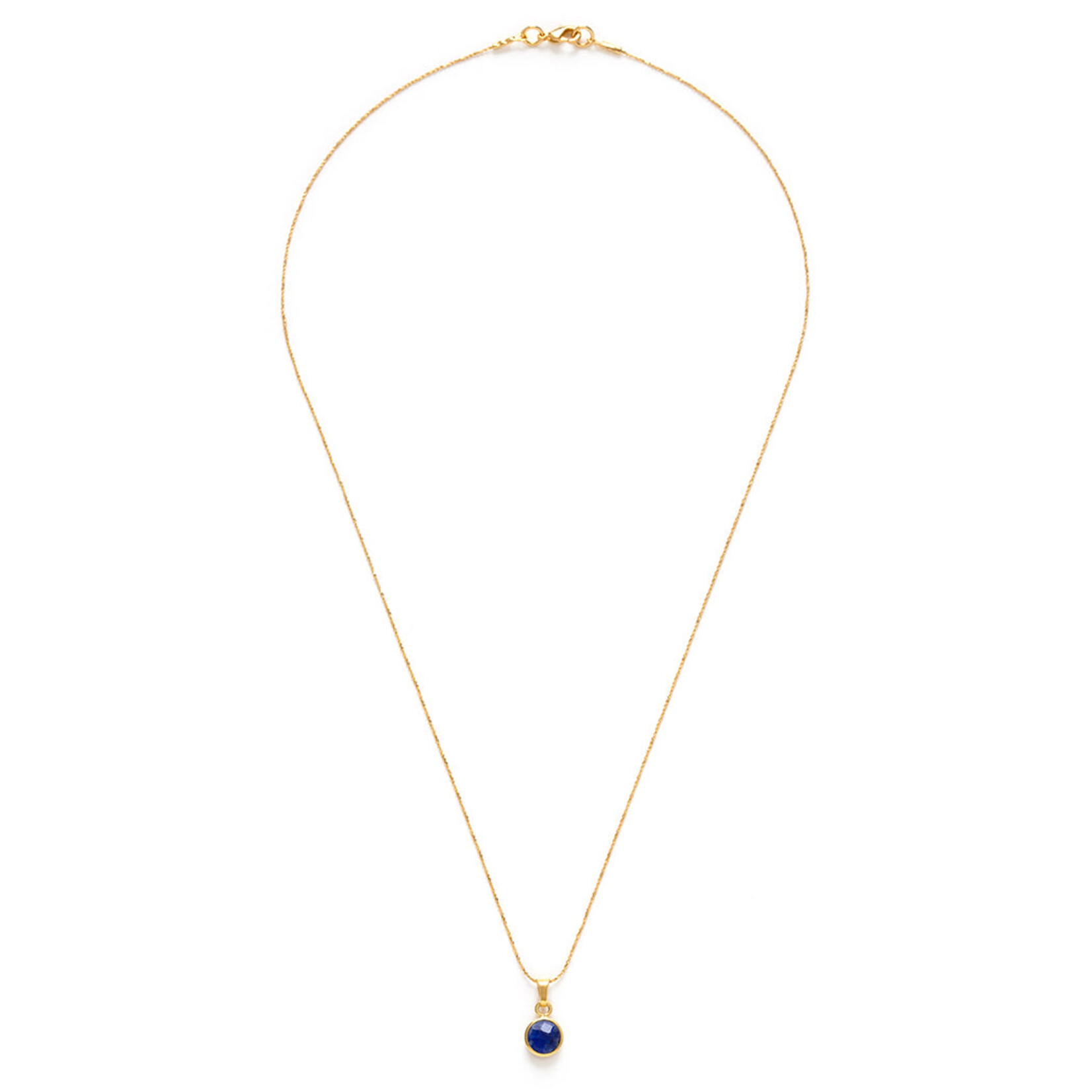A Mano September Birthstone Necklace - Sapphire