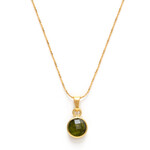 A Mano August Birthstone Necklace - Peridot