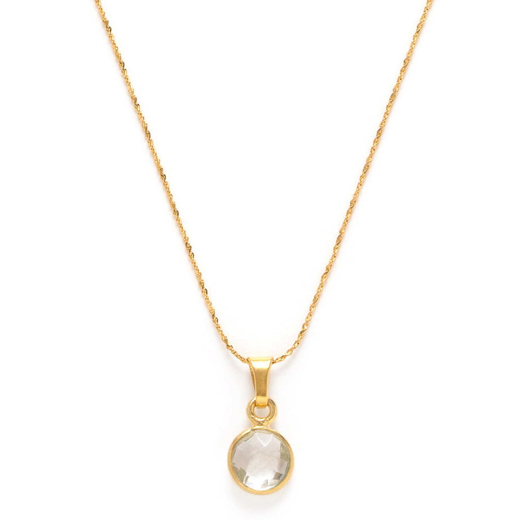 A Mano Herkimer Diamond Necklace - April Birthstone