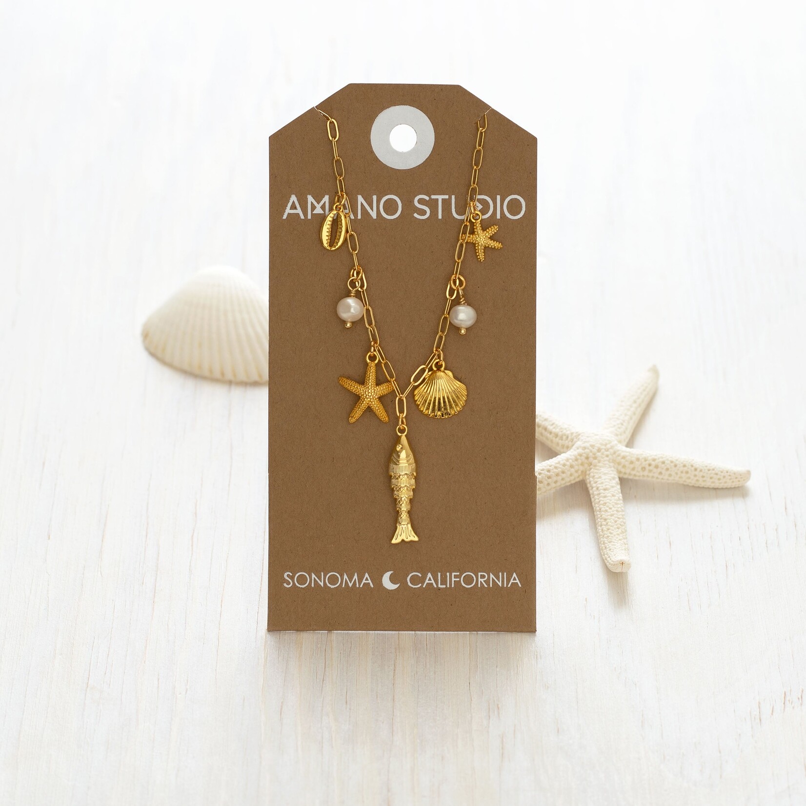 A Mano Pacifica Charm Necklace