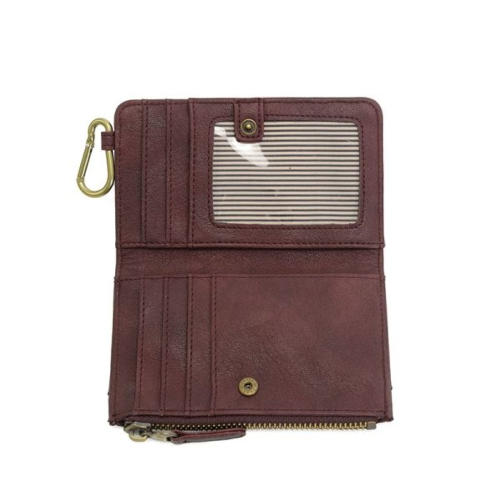 Joy Accessories Bobbie Wallet in Aubergine