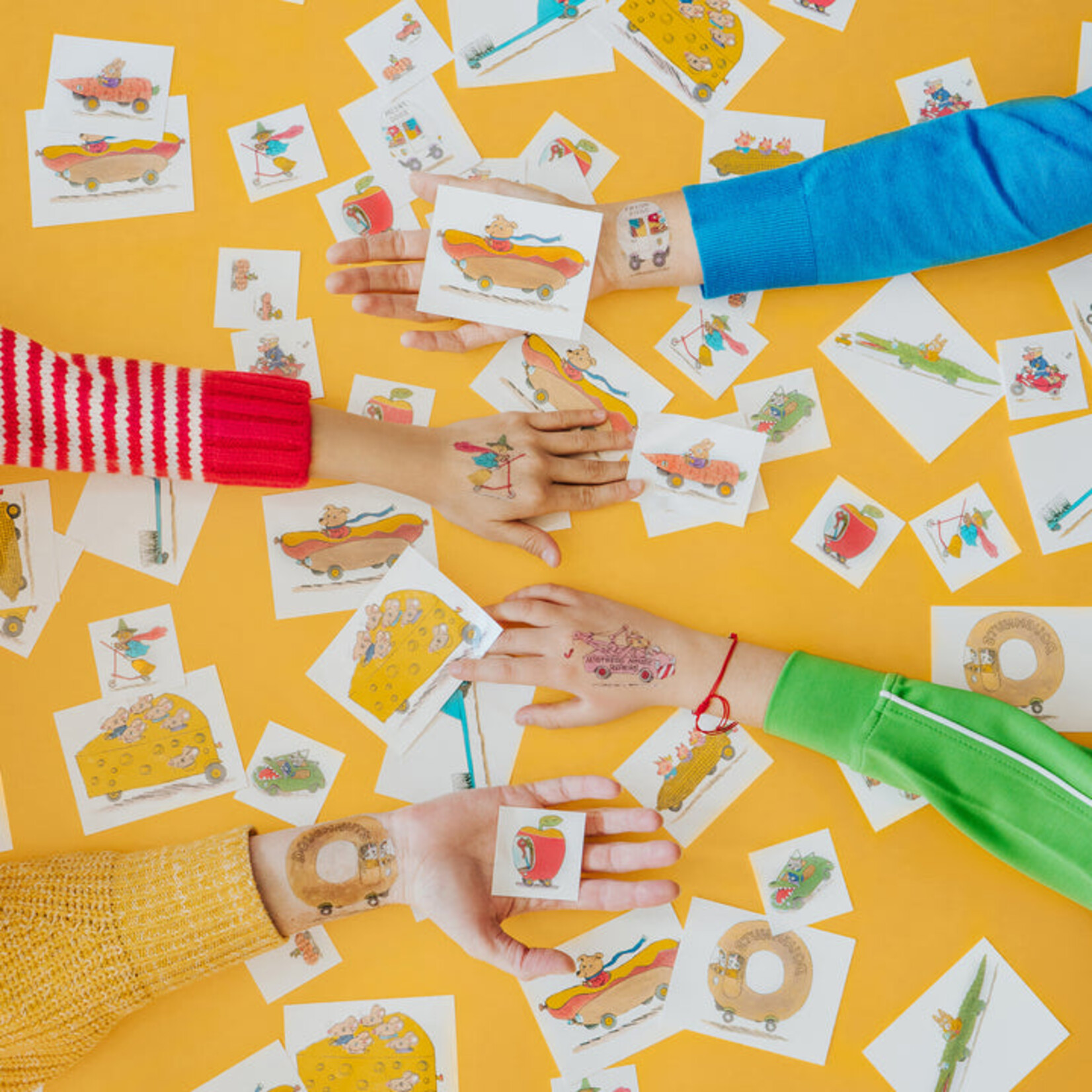 Tattly Richard Scarry Tattoo Party Pack