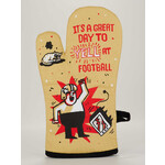 Blue Q Yell at Football Oven Mitt