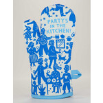 Blue Q Party in the Kitchen Oven Mitt