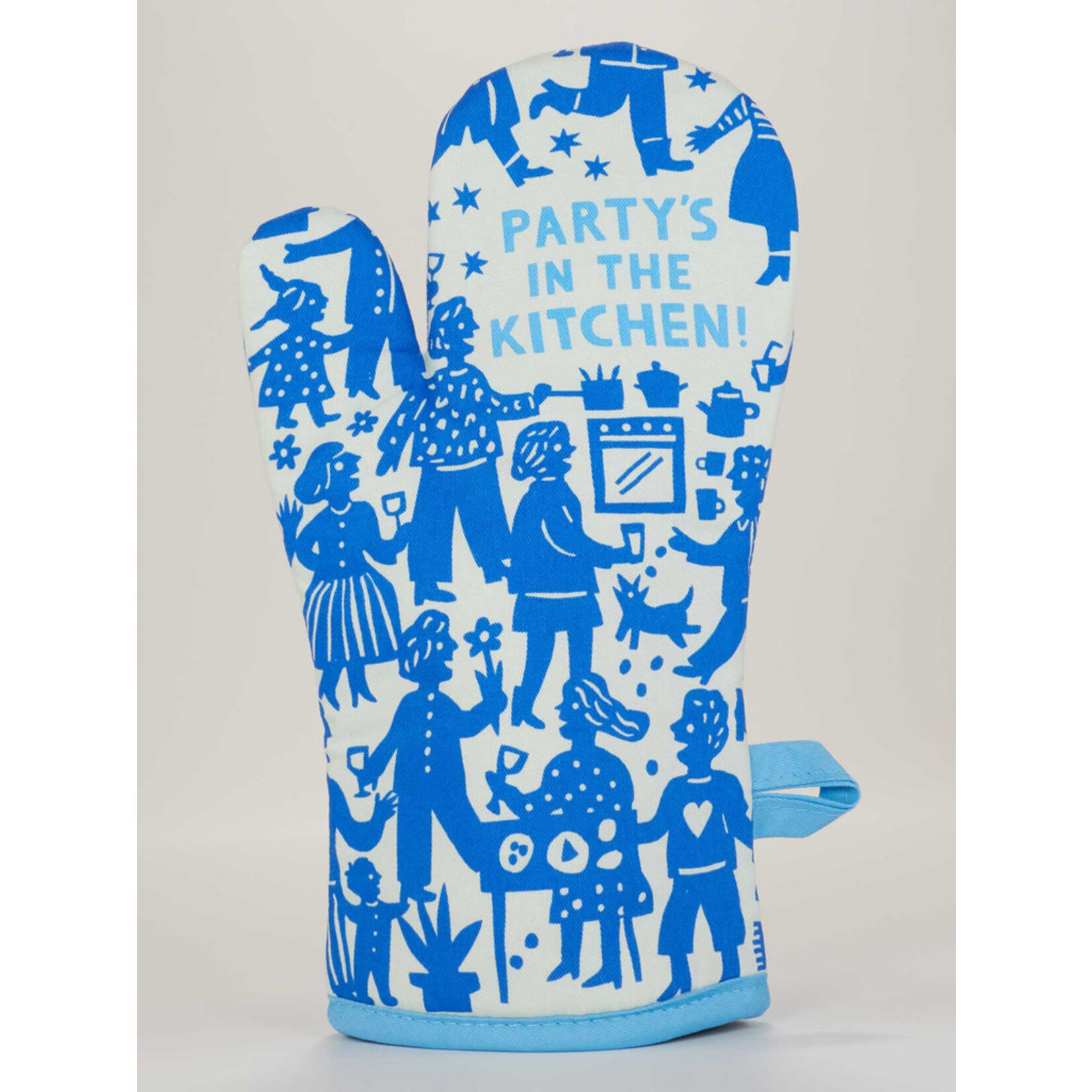 Blue Q Party in the Kitchen Oven Mitt