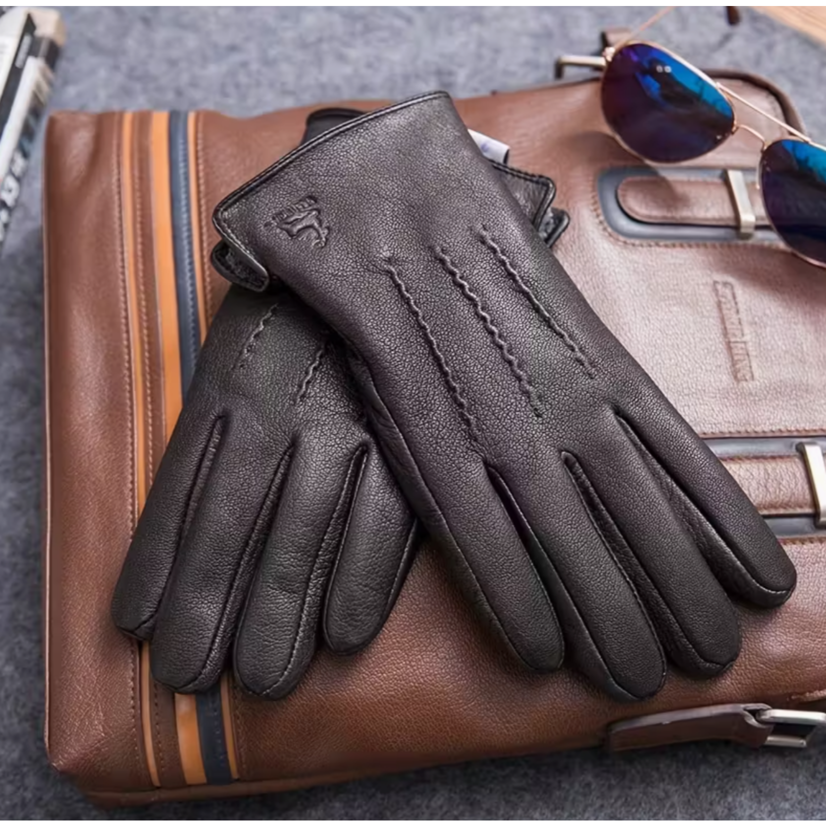 Men's Classic Leather Gloves