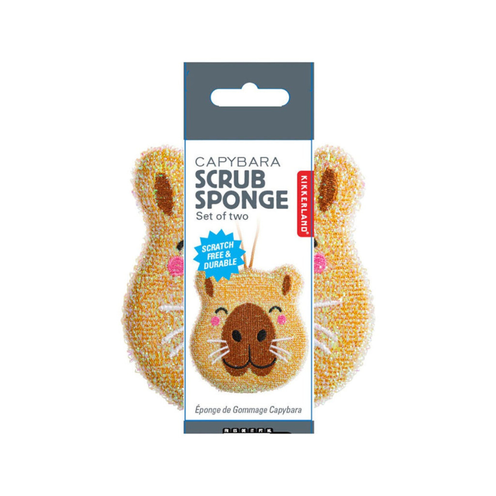Kikkerland Capybara Sponge Set