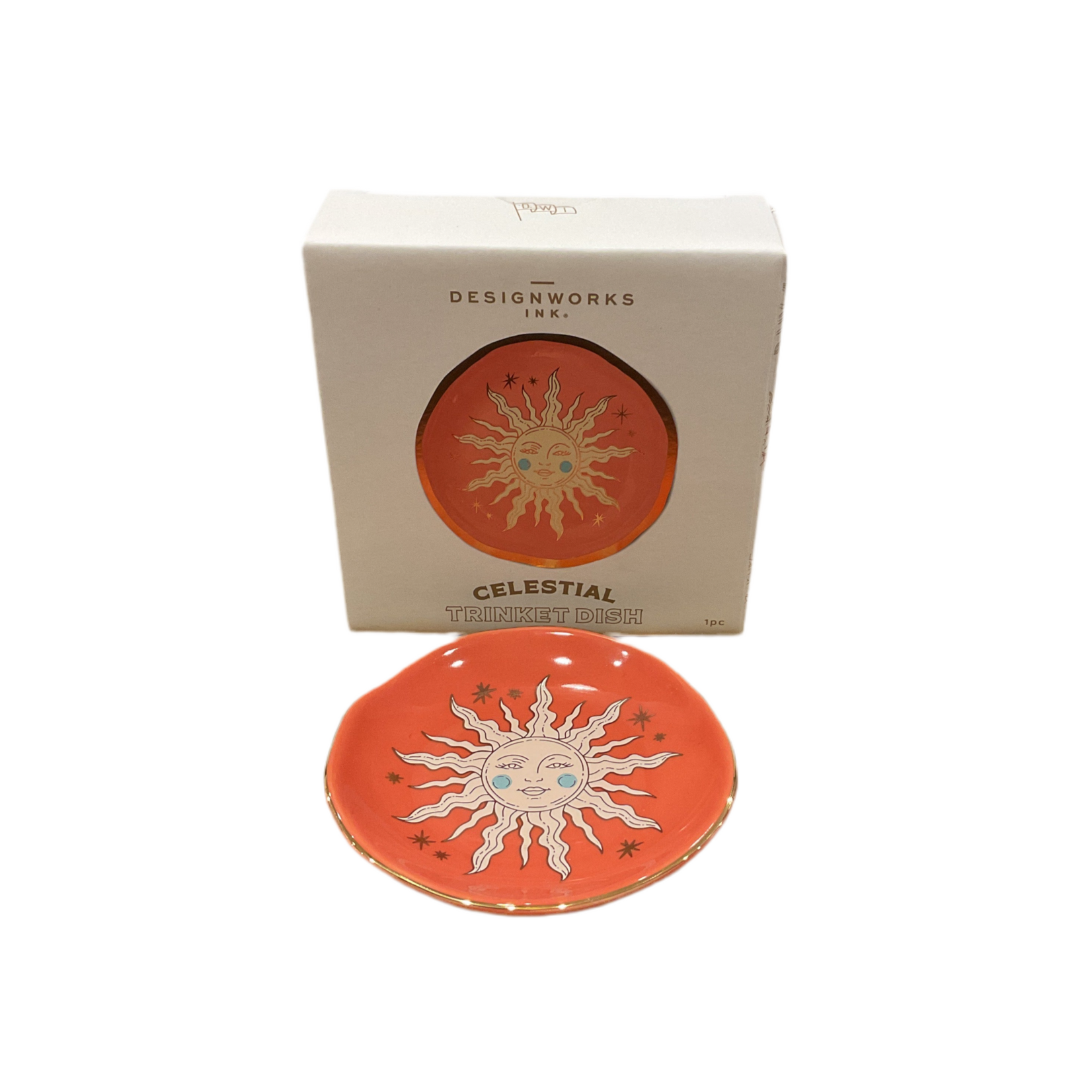 Designworks Ink Trinket Dish - Terracotta Sun