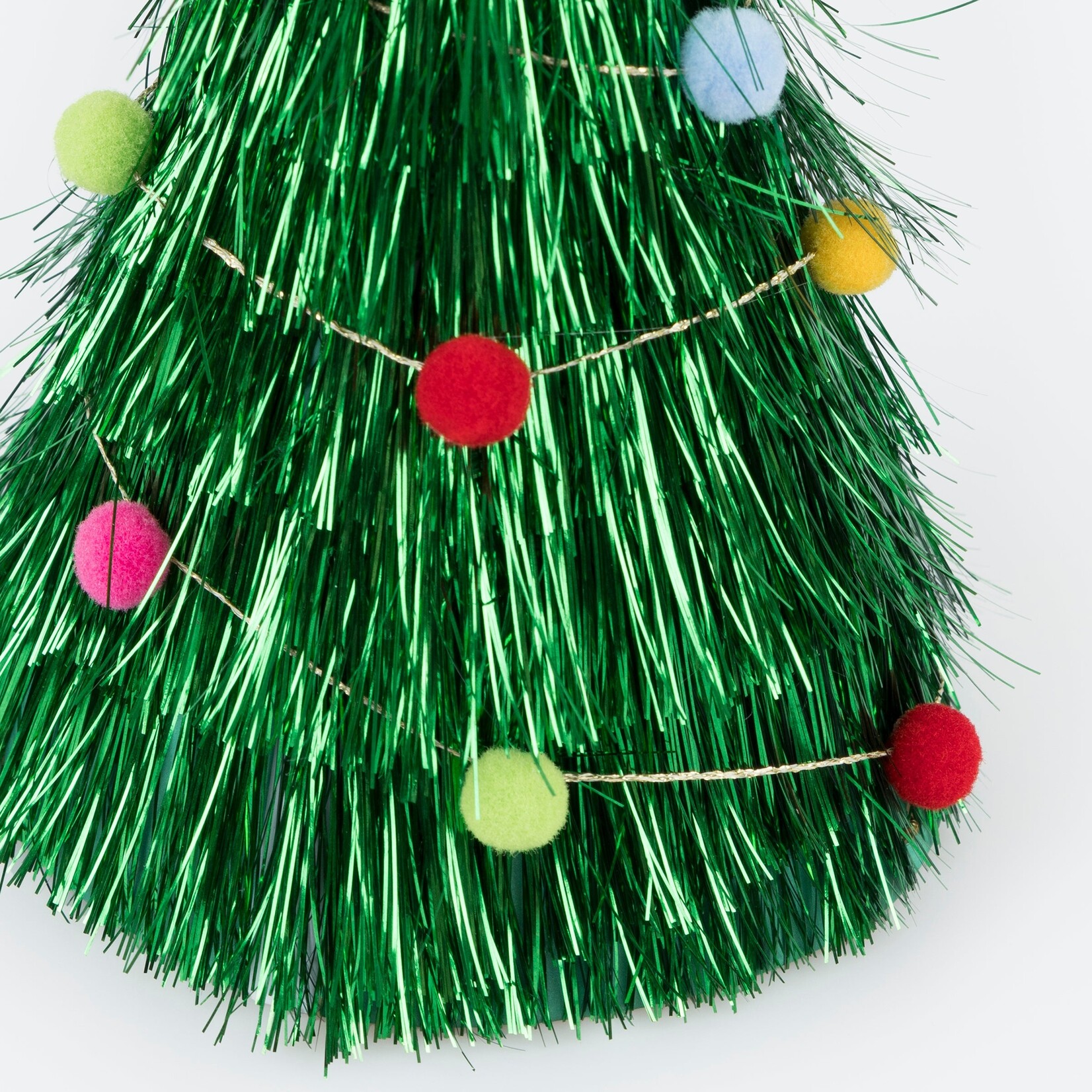 Meri Meri Tinsel Tree Party Hat Single