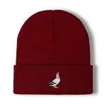 Pigeon Beanie in Burgundy