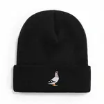 Pigeon Beanie in Black