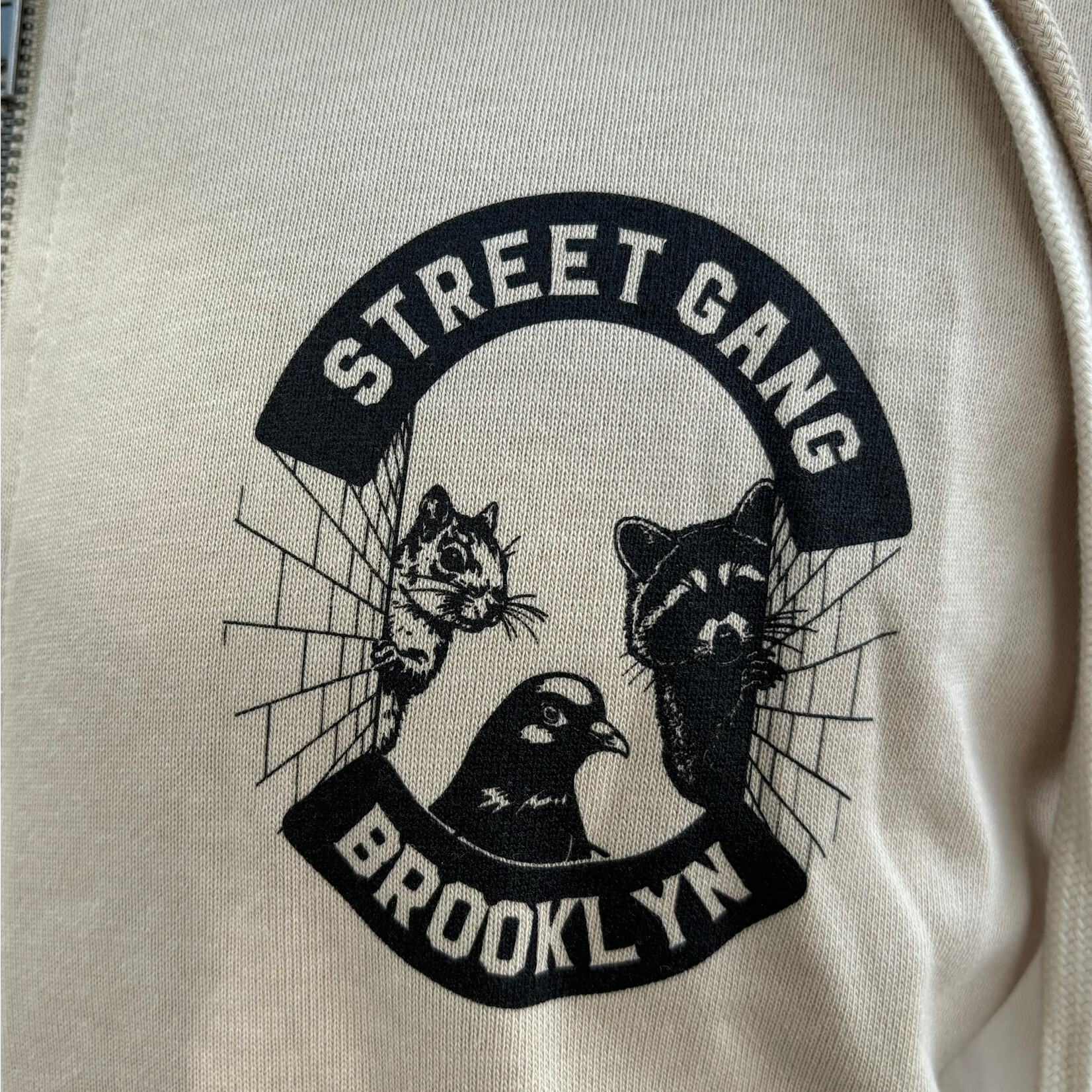 Exit9 Gift Emporium Brooklyn Street Gang Zipper Hoodie