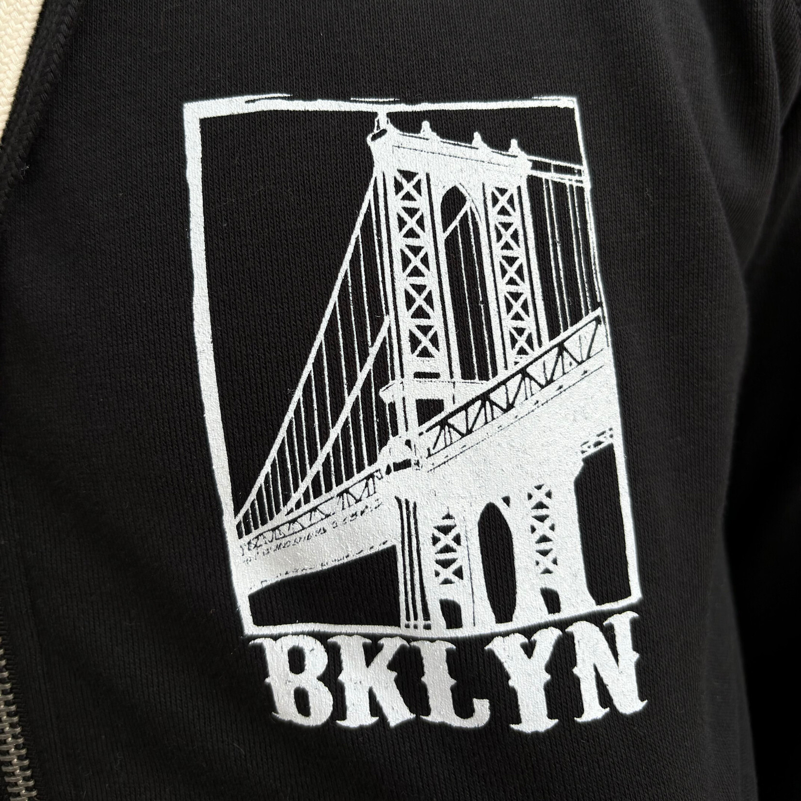 Exit9 Gift Emporium BKLYN Manhattan Bridge Zipper Hoodie