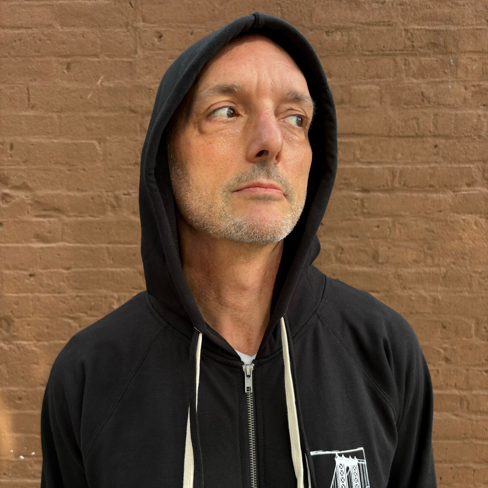 Exit9 Gift Emporium NYC Manhattan Bridge Zipper Hoodie