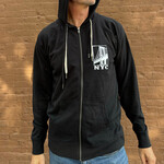 Exit9 Gift Emporium NYC Manhattan Bridge Zipper Hoodie