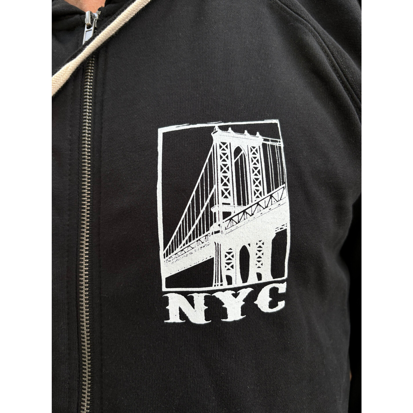 Exit9 Gift Emporium NYC Manhattan Bridge Zipper Hoodie