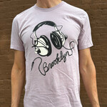 Exit9 Gift Emporium Brooklyn Headphones T-Shirt in Light Violet