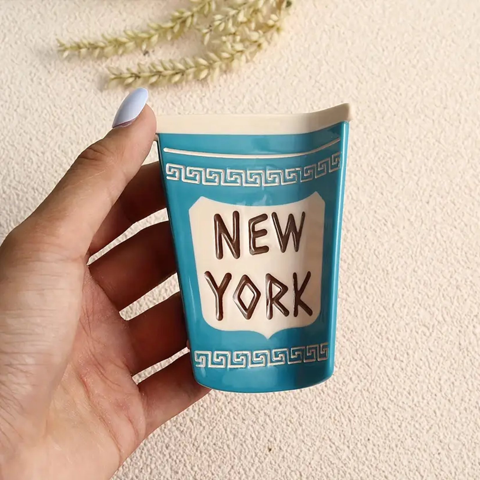 NY Coffee Cup Hair Claw