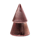 PADDYWAX Stacked Tree Candle in Pink Peppermint