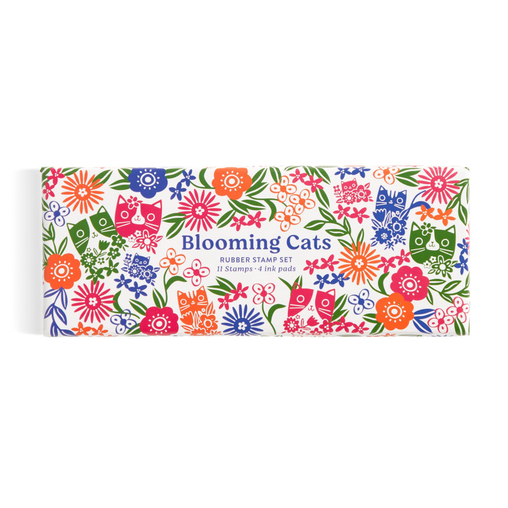 Chronicle Books Blooming Cats Rubber Stamp Set