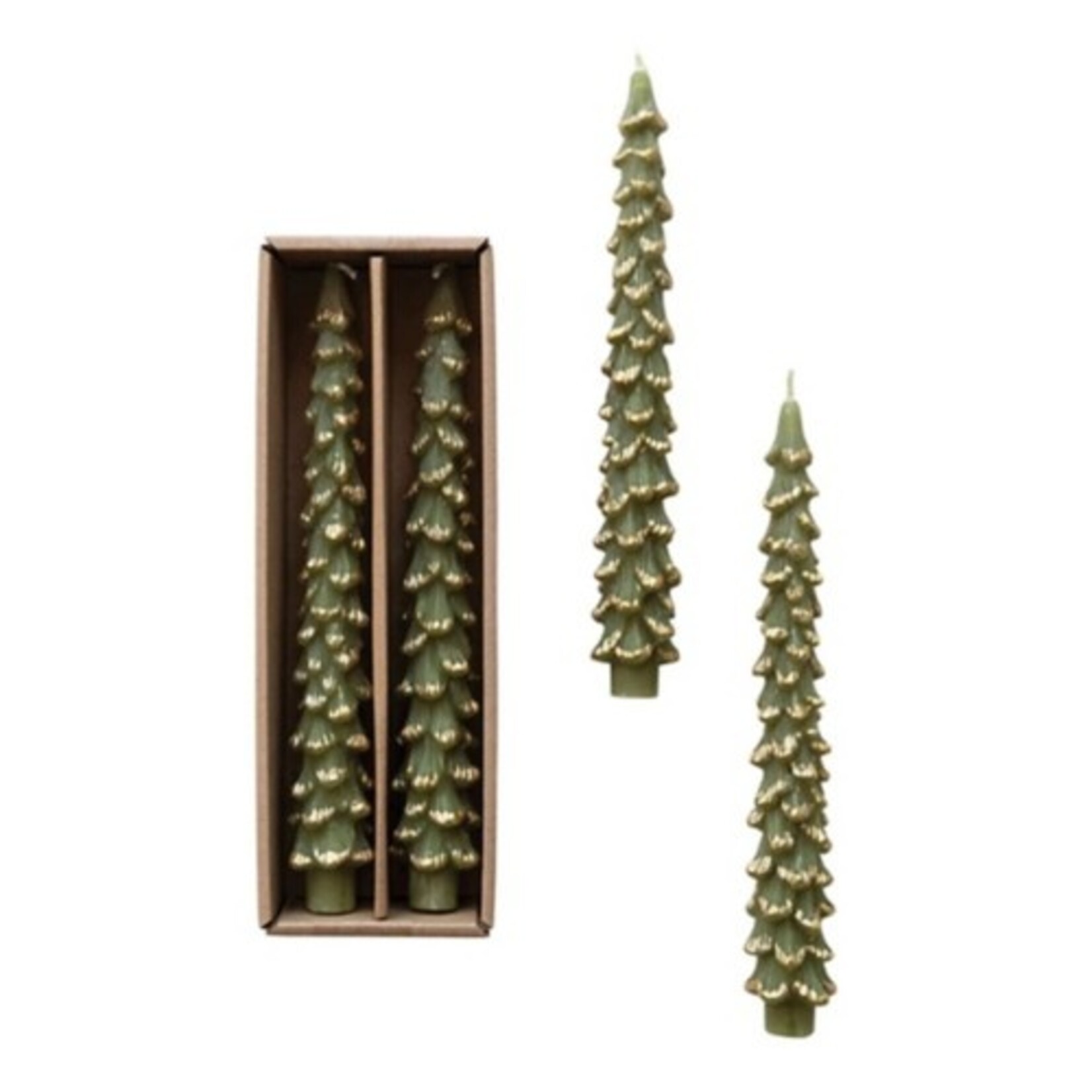 Creative Coop Tree Shaped Taper Sets