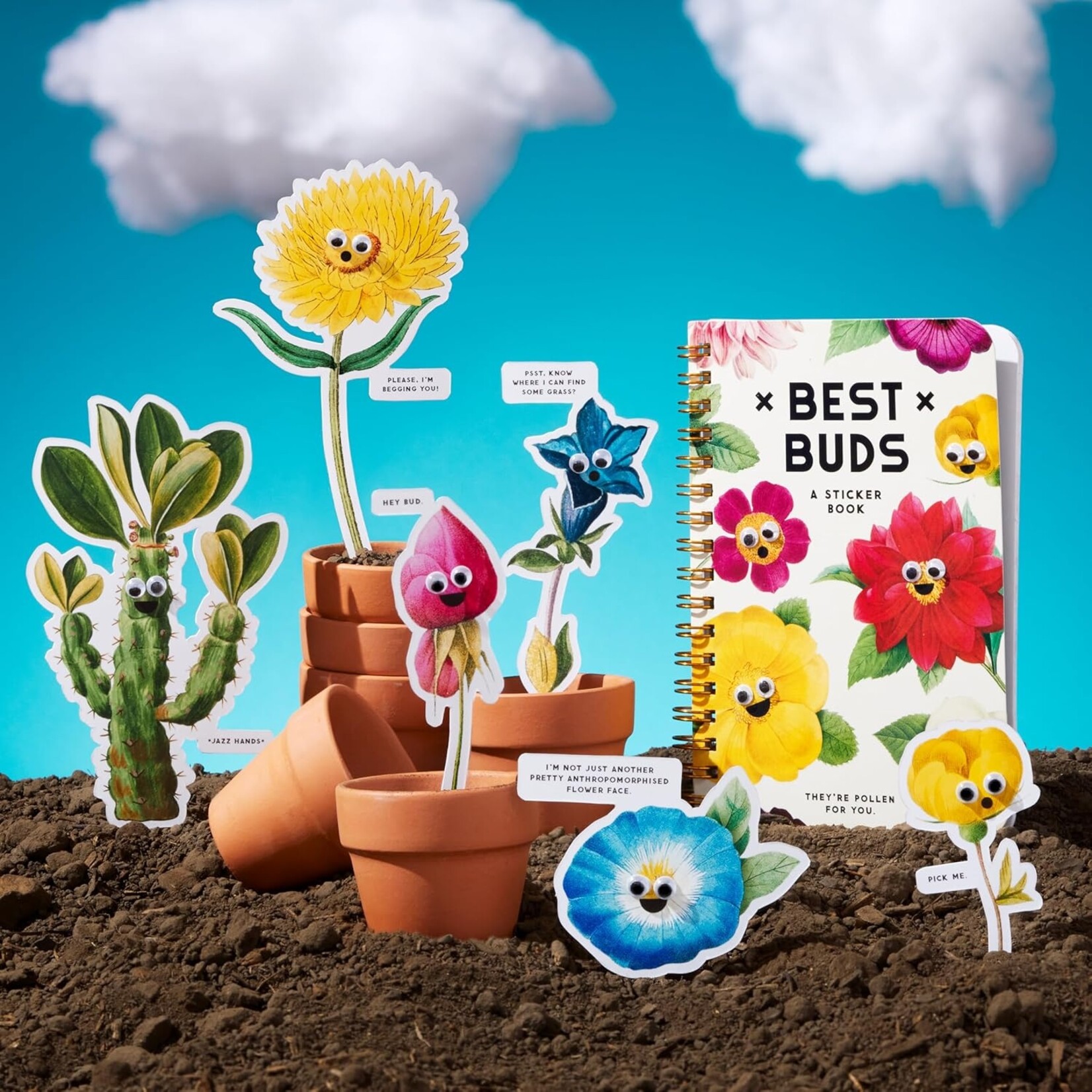 Chronicle Books Googly Best Buds Sticker Book