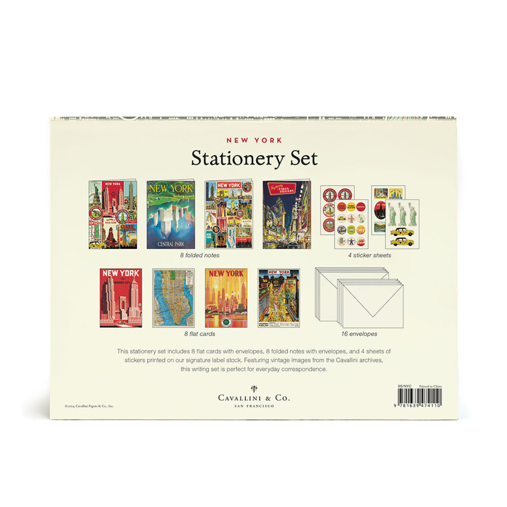 Cavallini New York Stationery Set