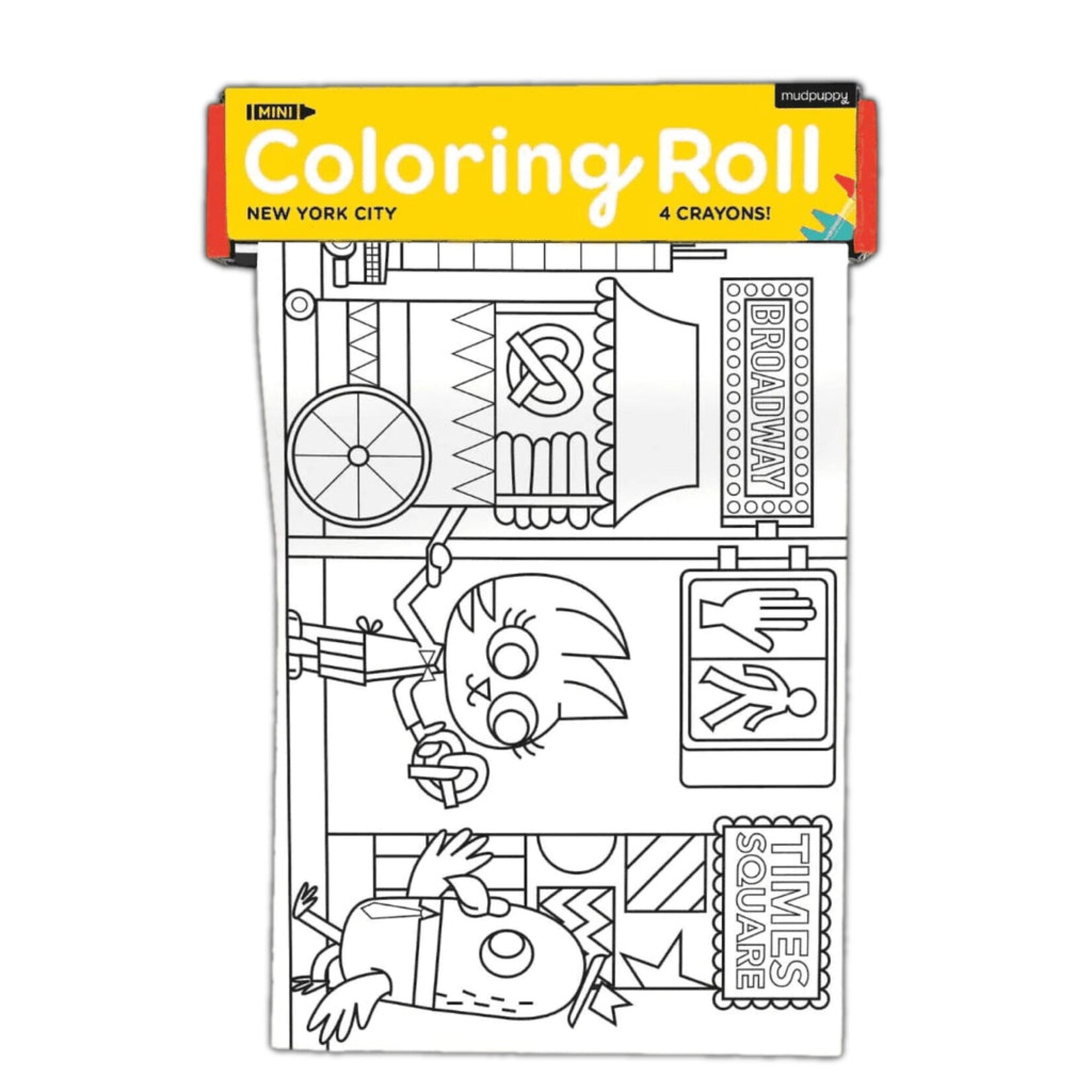Chronicle Books New York City Mini Coloring Roll DISC