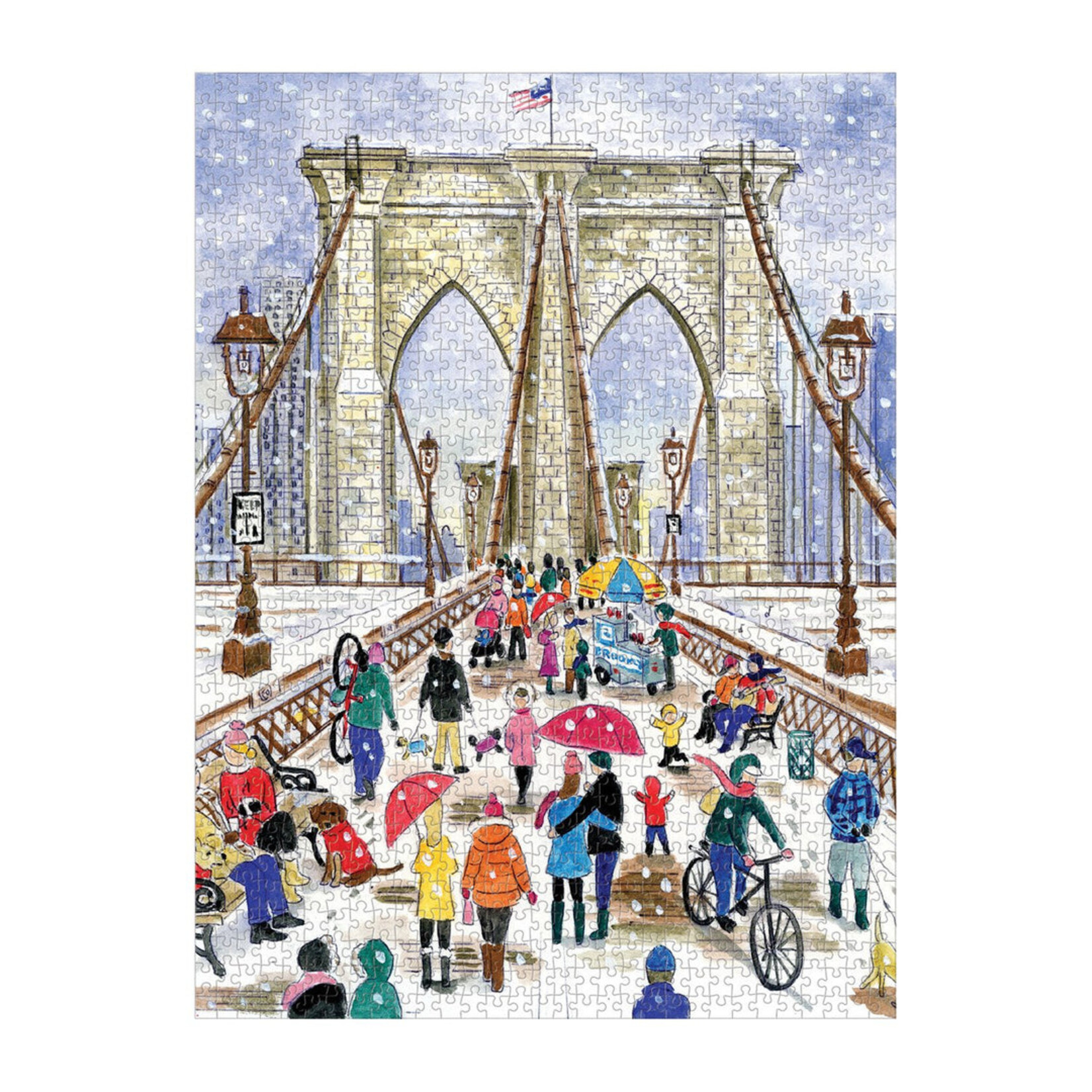 Chronicle Books Michael Storrings Brooklyn Bridge 1000 Puzzle