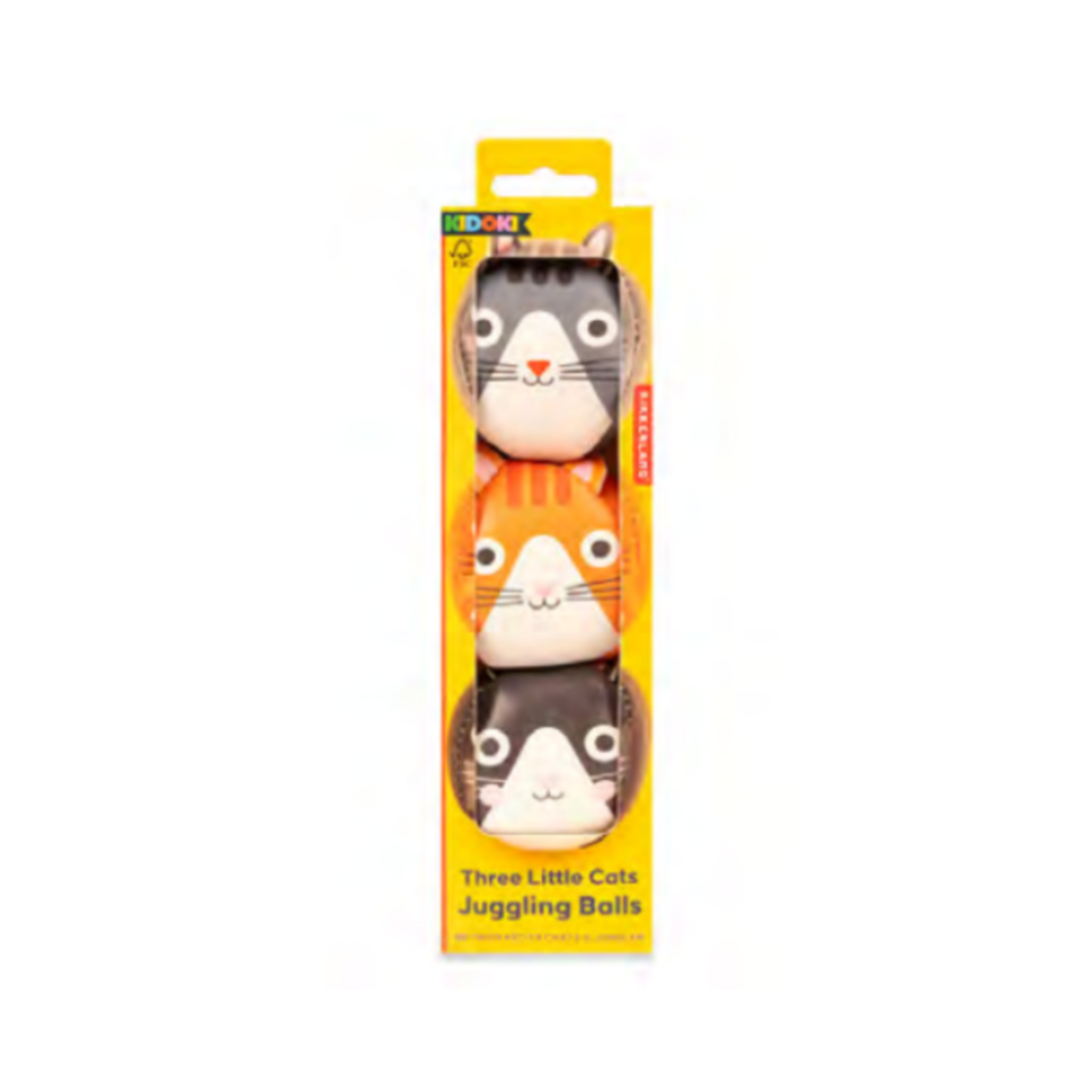 Kikkerland Three Little Cats Juggling Balls