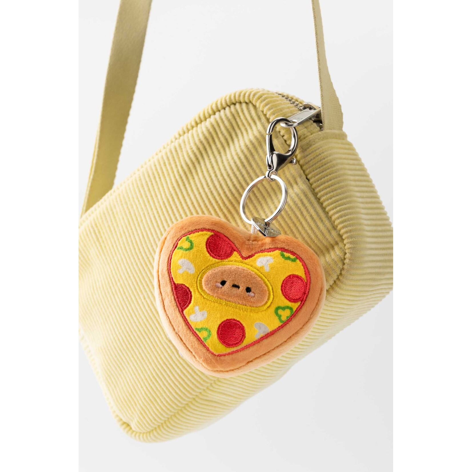 Smoko Pizza Heart Tayto Potato Bag Charm
