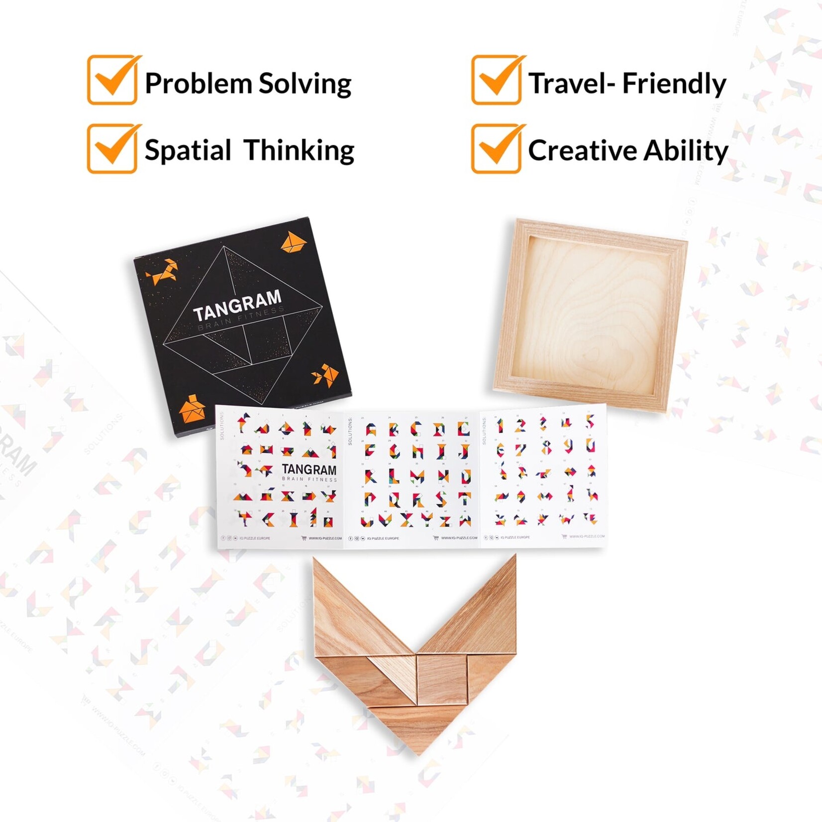Geek Toys Wooden Puzzle Tangram