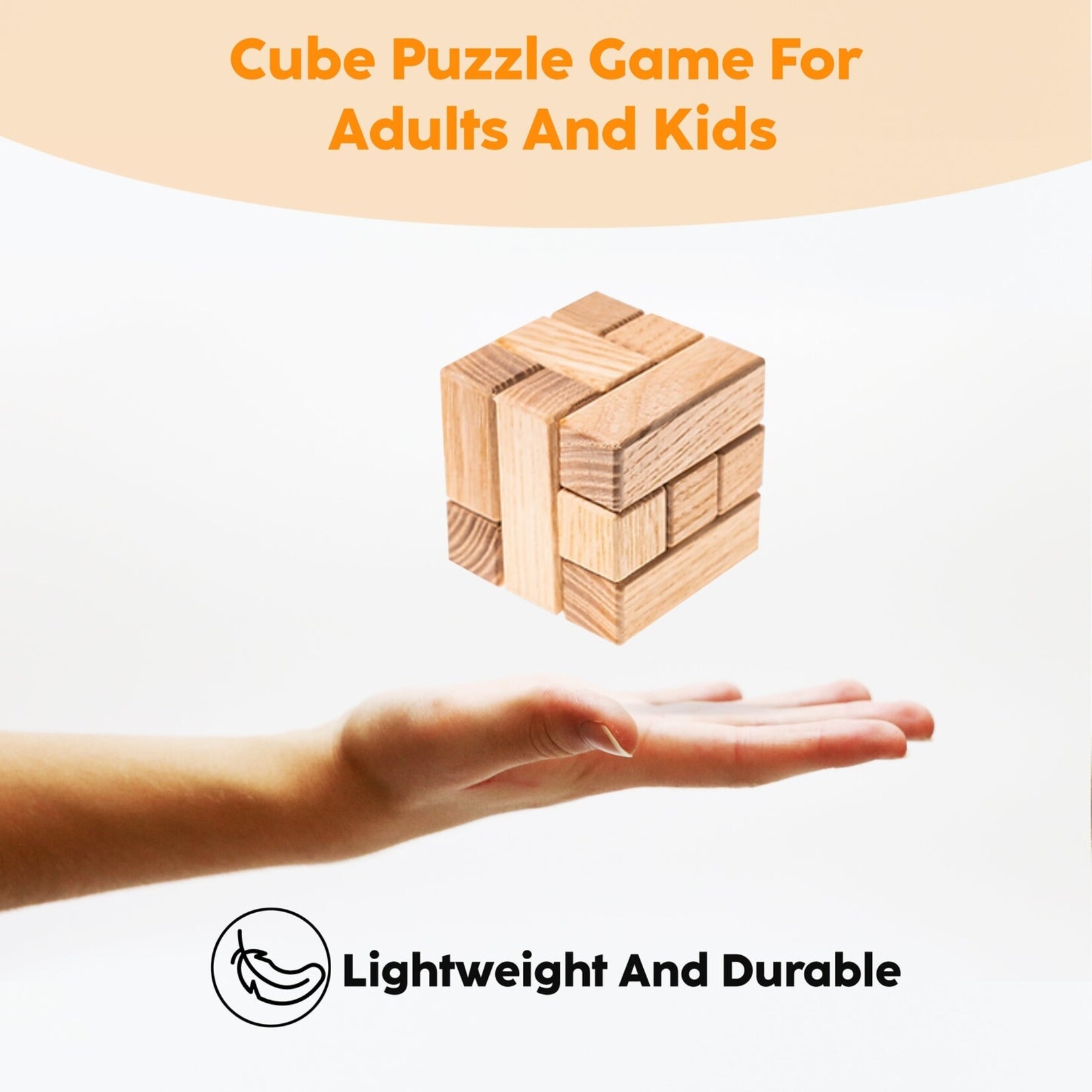 Geek Toys Wooden Cube Puzzle