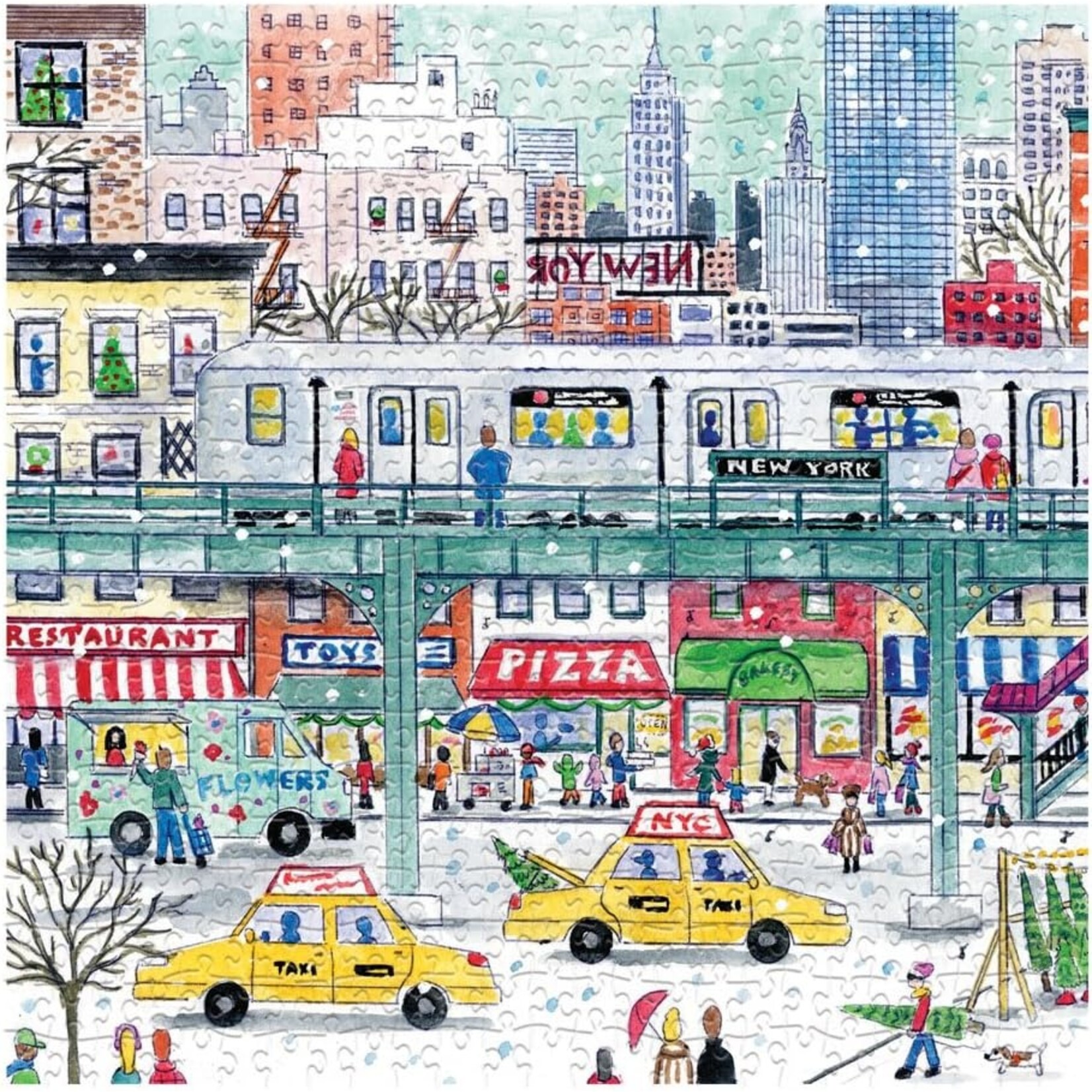 Chronicle Books Michael Storrings New York City Subway Puzzle