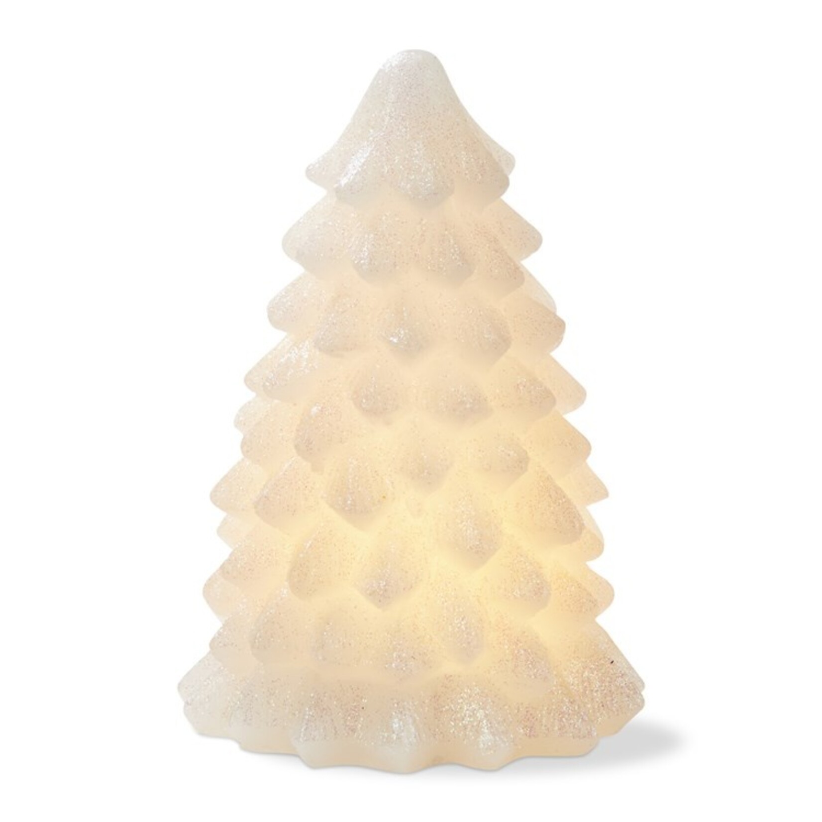 Tag Small Snowy Pinetree LED Candle