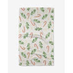 Geometry Happy Holidays Tea Towel