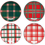 Now Designs Holiday Plaid Appetizer Plate Single