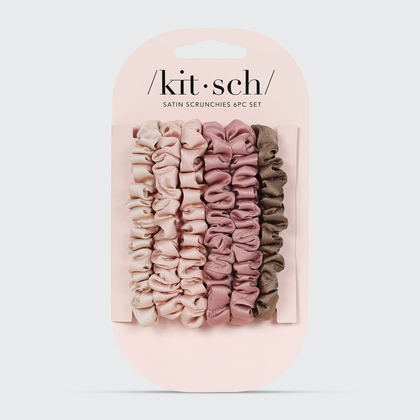 Kitsch Terracotta Holiday Satin Scrunchies