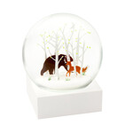 Cool Snow Globes Fox and Bear Snow Globe