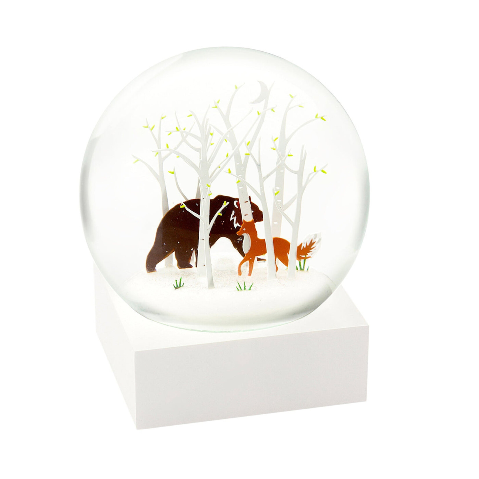 Cool Snow Globes Fox and Bear Snow Globe
