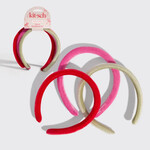 Kitsch Holiday Velvet Headband Set