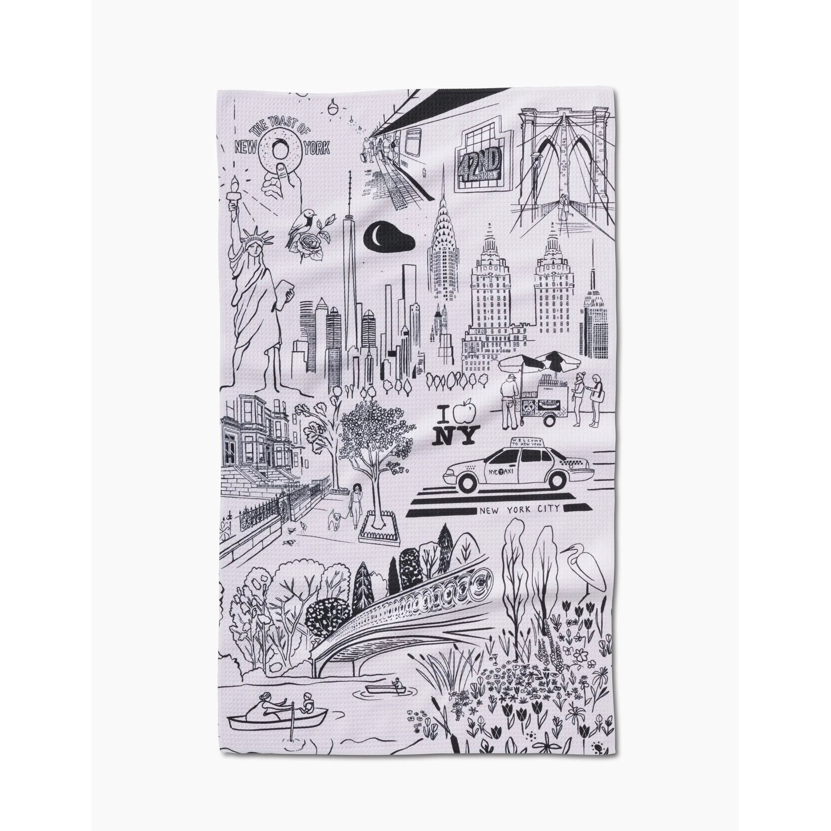 Geometry NYC Geometry Tea Towel